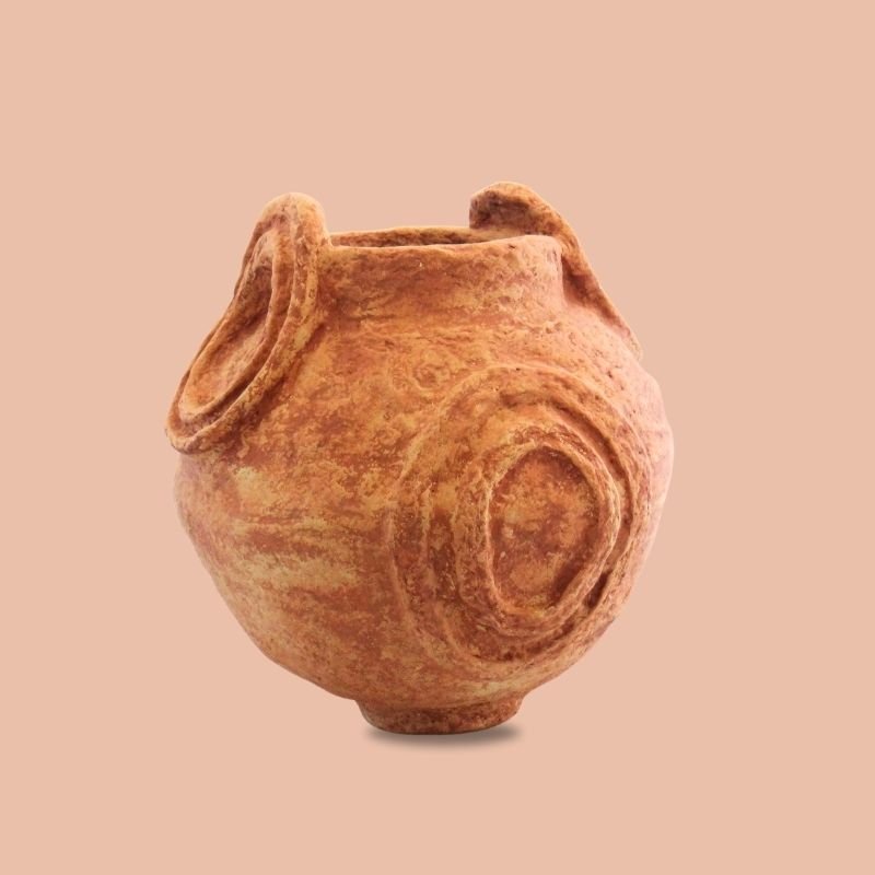 93-2.jpg Paper Mache Vase - Image 1
